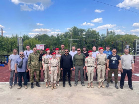 ООО Спортивная организация «ГТО» подарил Луганску спортивную площадку.